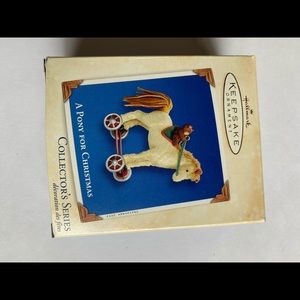 NWT Hallmark “A Pony for Christmas” collector ser